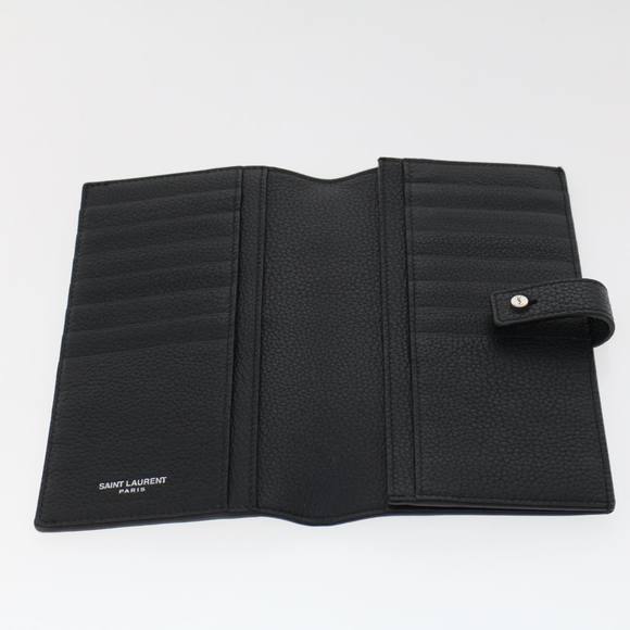 SAINT LAURENT Sac De Jour Wallet Leather Black Auth 43528 - Picture 9 of 16